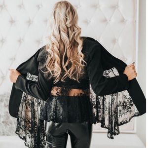 Women’s lace blazer
